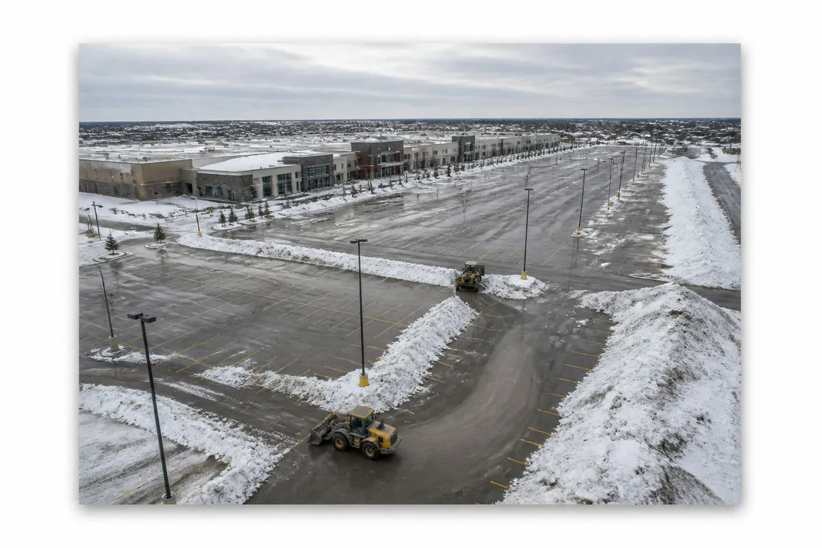 Parking Lot Snow Removal in Calgary